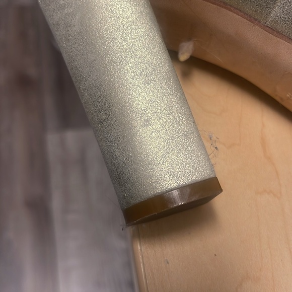 Etro Gold Dressy Block Heels 37.5 REDUCED - Picture 8 of 10